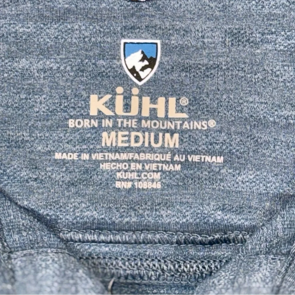 Kuhl Blue Striped Polo Shirt - Picture 4 of 7